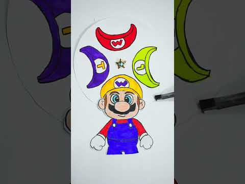 which is super mario cap? #shorts #supermario #youtubeshorts #viral #art