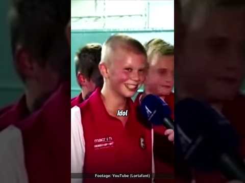 ER ist das Idol von Erling Haaland! Kennst du ihn? 🧐 | Bennet Maningold #Shorts
