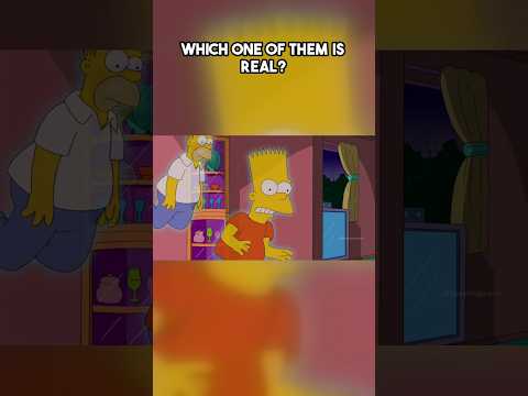 Which One Of Them Is Real? #simpsons #shorts