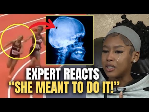 INTENTIONAL STRIKE?! Track Runner HITS Opponent with Baton!: Expert Reacts
