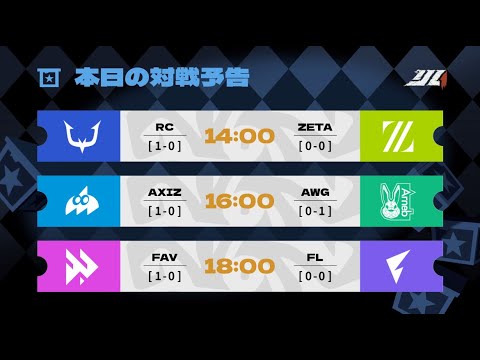 IdentityVJapanLeague レギュラーシーズン Day2 ( 2024年夏季IJL )