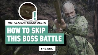 Metal Gear Solid Delta - How to Skip “The End” Boss Battle