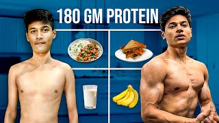 Full day of Eating on Lean Bulk | Vegetarian Diet | 180g Protein