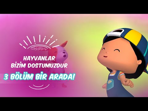 Hayvanlar Bizim Dostumuzdur🐶😻❤ | Leliko ve Pisi İle 3 Bölüm Bir Arada | Düşyeri