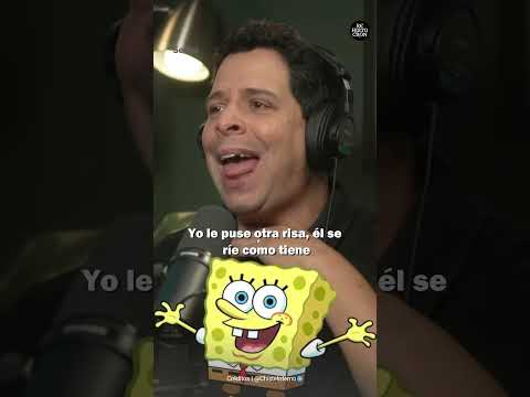 Luis Carreño construyendo la voz de Bob Esponja #venezuela #bobesponja #mexico