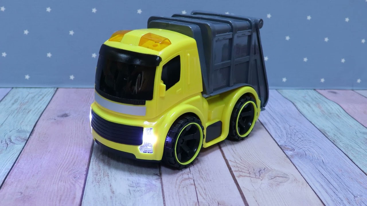 Мусоровоз TrucK световые звуковые эффекты  - видео