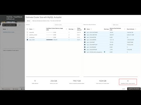 Demo: Quick tour of MySQL HeatWave on AWS