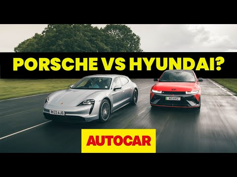 Best sporty EV wagons: Porsche Taycan meets Hyundai Ioniq 5 N | Autocar Vodcast