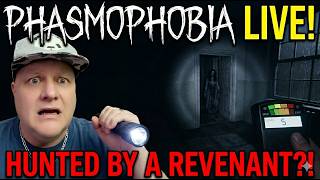 🔴LIVE 🎉 Hunted by a Revenant?! 👻 | Phasmophobia