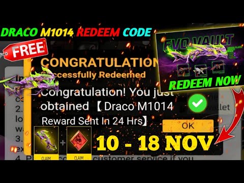 FREE FIRE REDEEM CODE TODAY 11 NOVEMBER REDEEM CODE FREE FIRE | FF REDEEM CODE TODAY 11 NOVEMBER