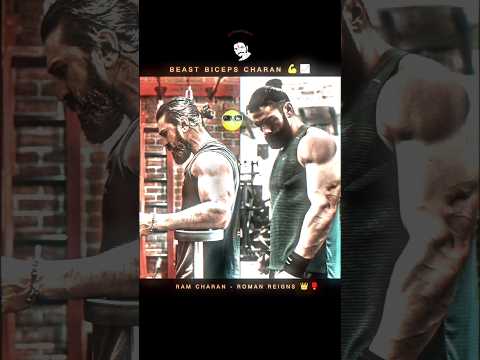 Bicep 💪| #ramcharan #romanreigns #biceps #trending #wwe #globalstar #shortfeed #peddi #raw|PrasanRCF