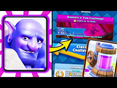 Best Barrels o' Fun Challenge Deck! (Clash Royale)