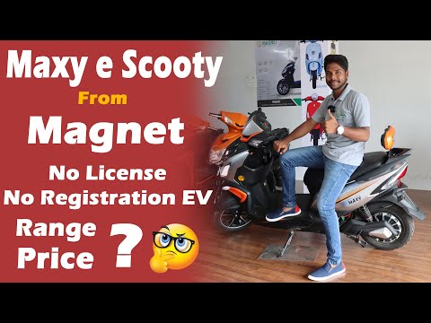 Maxy Electric Scooter From Magnet | No License No Registration Vehicles | Electric Vehicles