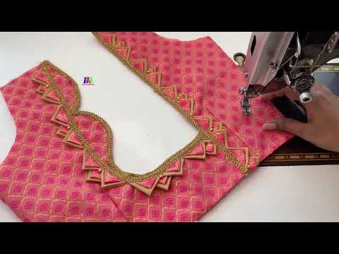 Blouse design/Blouse cutting/Blouse cutting and stitching/Blouse ki design