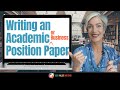 Position Paper Writing Essentials