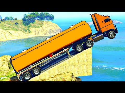 LEARN COLOR with TRUCK JUMP in Cartoon for Kids and Children Nursery Rhymes