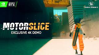 MOTORSLICE New Tokyo Game Show 2025 Demo | Brutal Parkour like Prince of Persia with GIANT BOSSES