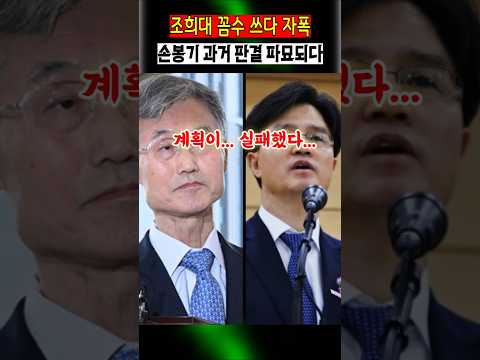 손봉기 과거 <strong>판결</strong> 파묘되다!