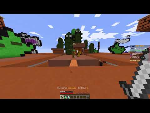 Playing Minecraft MiniGames on RedeSky