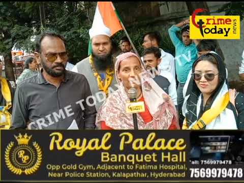 school aur college mafia ke against protest kiya gaya aam admi party ki janib se hyderabad mein