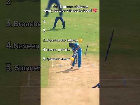 Top 5 dream delivery every bowler wishes to bowl