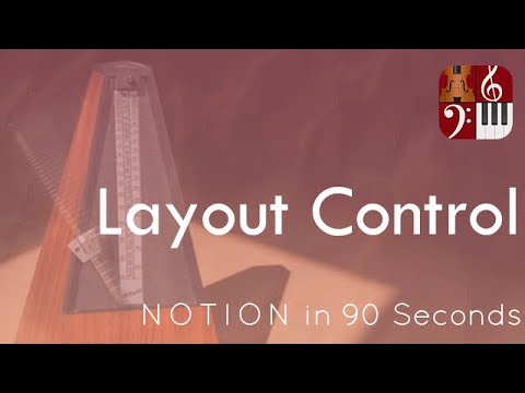 Layout Control—PreSonus Notion in 90 Seconds