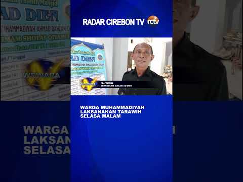 Warga Muhammadiyah Laksanakan Tarawih Selasa Malam