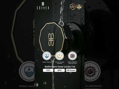 PVC door locks#doors#home#interiordesign#pvcbathroomdoor#bathroomdecor