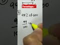 Calculating Percentages and Multiplication