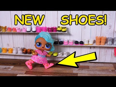 Lol Surprise Dolls Go Shoe Shopping At Mall!