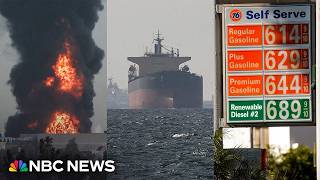 Drone strike sparks fireball near Dubai airport as Middle East tensions send oil past $100