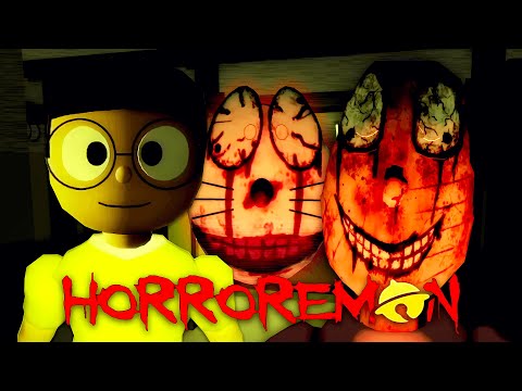 KABUR! DORAEMON KERASUKAN IBLIS DAN MENYERANG KITA!!! 😨 | Roblox Horroremon