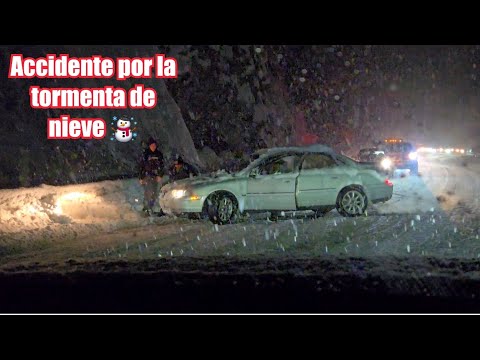 El mal tiempo Y no Manejar Con cuidado hace que pasen Accidentes fatales