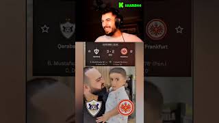 Qarabağ 3–2 Frankfurt 😂🔥