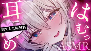 耳💓めASMR┊最後まで全部無料♡鼓膜塞ぎ♡高音質の囁き吐息がゾクゾク！Tingling, Whispering【KU100/Vtuber】