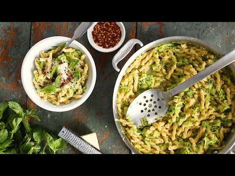 Zucchini with Pasta and Mint- Everyday Food with Sarah Carey
