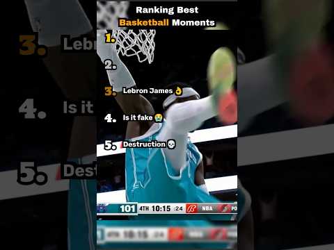 Ranking Best Basketball Moments π