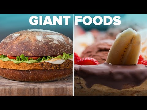 Can You Finish These Giant Foods By Yourself"