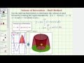 Volume Calculation Using Shell Method