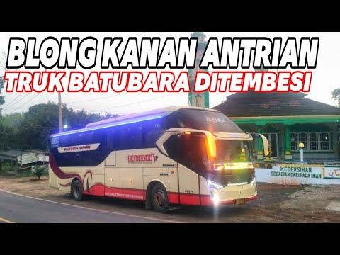 Ngeblong Ratusan Truk Batubara Di Tembesi | Jalur Alternatif Arah Lintas Timur Masih Parah