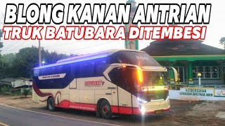 Ngeblong Ratusan Truk Batubara Di Tembesi | Jalur Alternatif Arah Lintas Timur Masih Parah