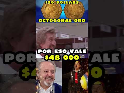 MONEDA ORO $50 DÓLARES 1915 #antigüedad #coleccionismo #elpreciodelahistoria #tema