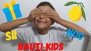 reto si o no divertido con sorpresas para niños