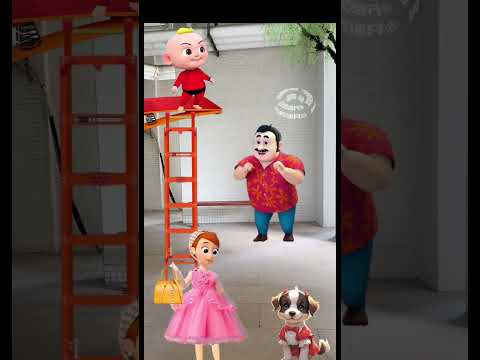 Tại bố mà Tiểu Đậu bị ngã từ trên cao xuống #hoathinh #vuinhon #haihuoc #treem #funny #shorts