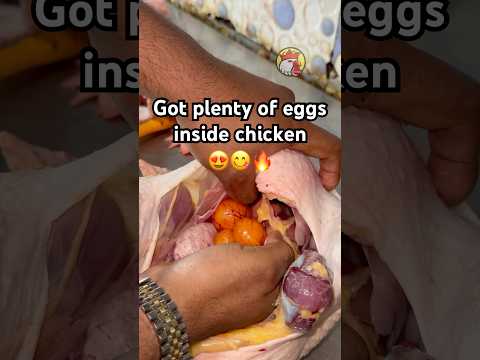 😱Got plenty of eggs inside chicken😍😋#zamampoultry #youtube