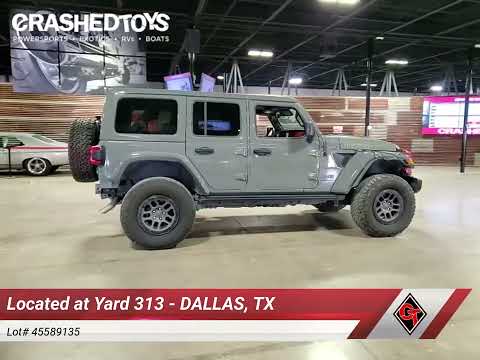 2023 Jeep Wrangler Rubicon 20th Anniversary with VIN 1C4JJXSJ1PW694740, listed as a Copart auction lot 45589135 with 16,498 mi miles and Salvage title. Bid and sale history available at DreamBid. Image 17.