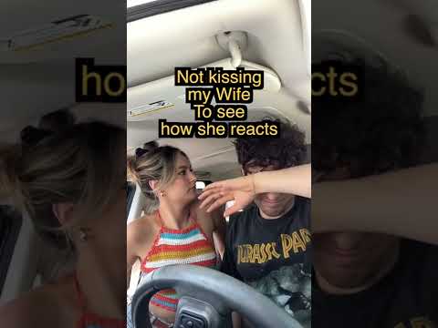 Not kissing my wife to see how she reacts. #prank #coupleprank #couplegoals