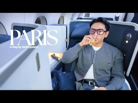 Let's go to Paris! 🇫🇷  Air France Business Class, Christmas Market + A Surprise! 👀