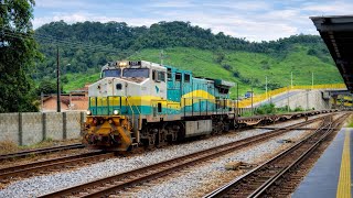 🚂 Trem da Vale com vagões prancha em Nova Era - MG