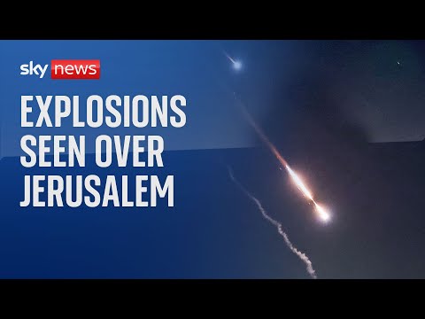 BREAKING: Explosions heard over Jerusalem as Iranian drones approach